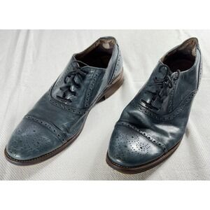 Johnston & Murphy Shoes‎ Mens Size 10 Oxford Brogue Leather Dress Formal Lace Up